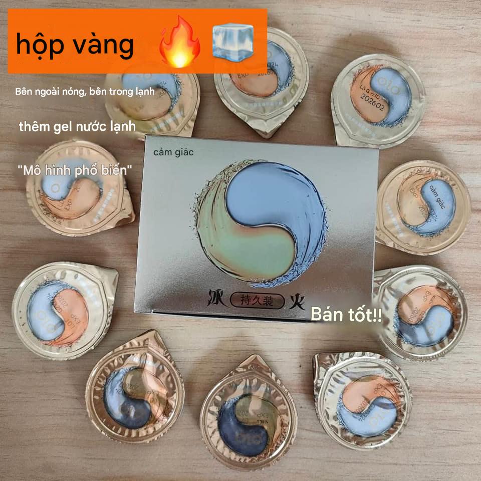 Bao Cao Su OLO Ice & Fire 001 Siêu Mỏng Hiệu Ứng Băng Lửa