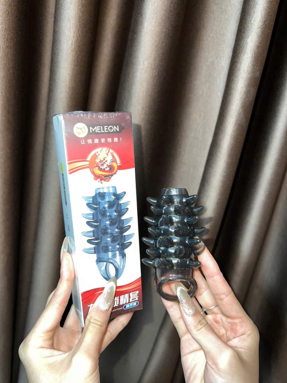 Bao Đôn Gai Rồng Dragon Teeth Lock Sperm Cover hở đầu