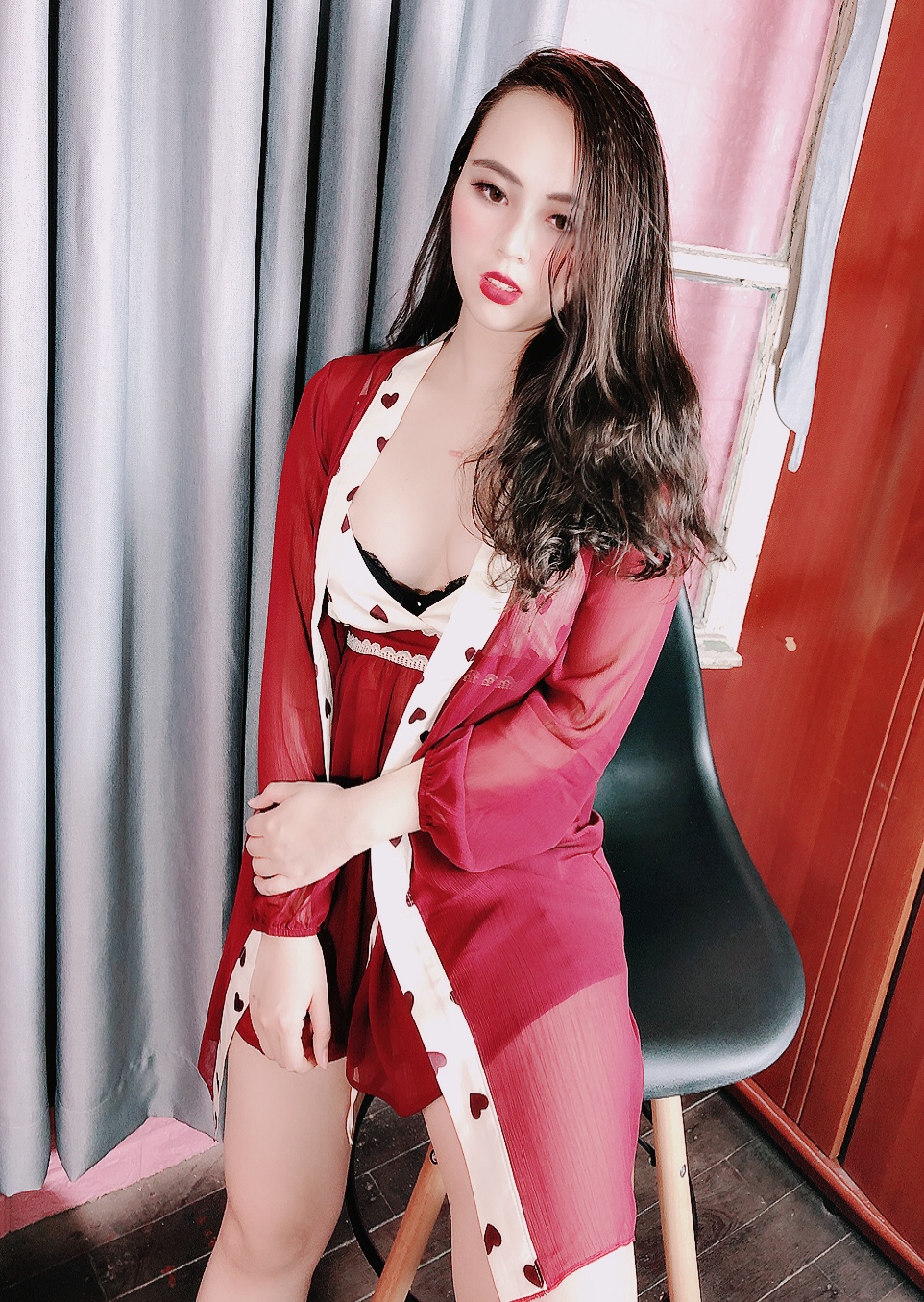 set ngủ 3 món trái tim