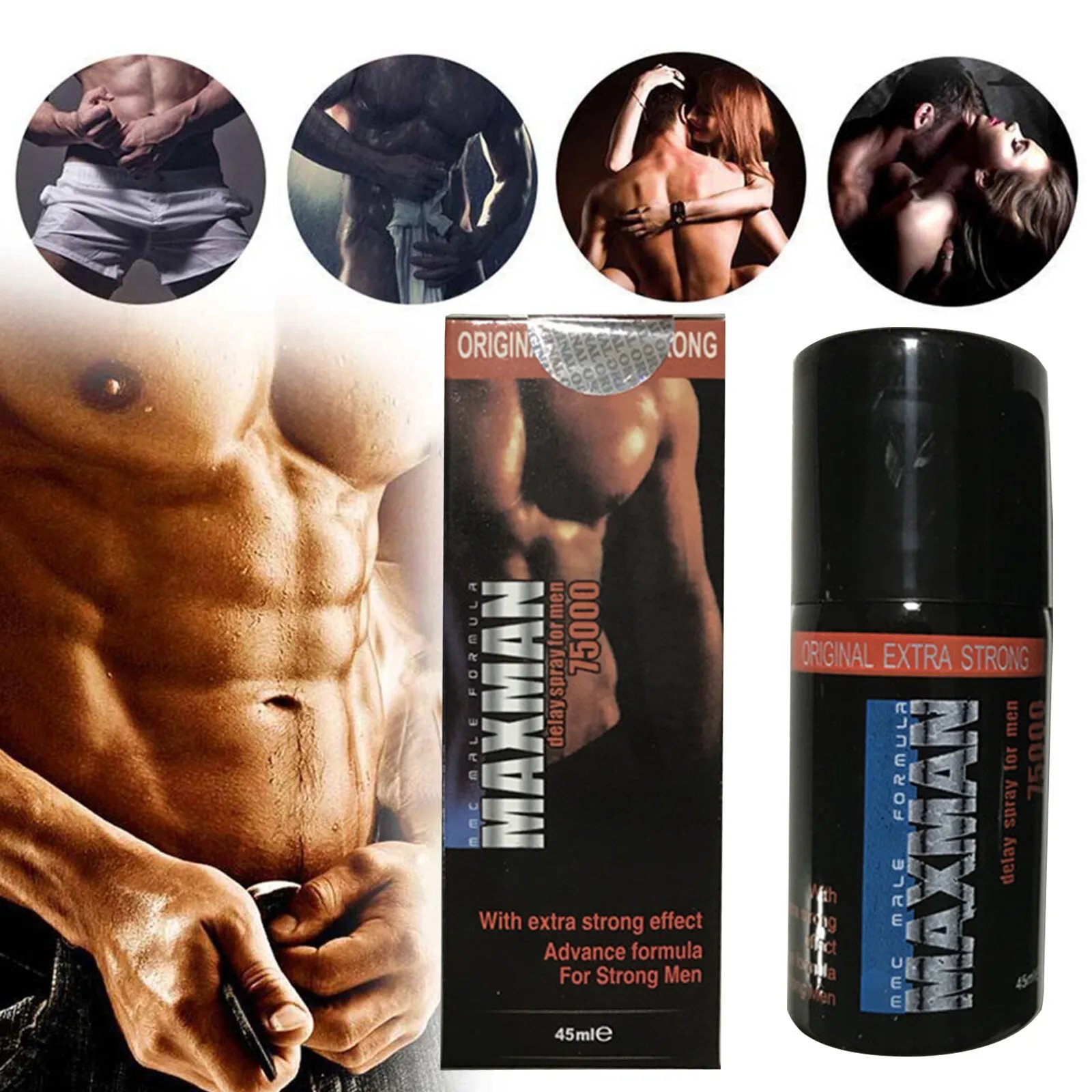 Chai xịt Maxman 75000 kéo dài thời gian quan hệ