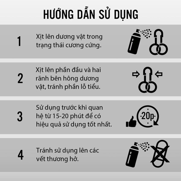 Chai xịt Stud 5000 kéo dài thời gian quan hệ