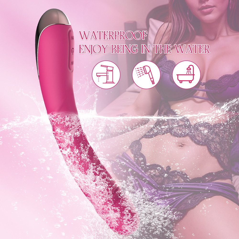 Dương vật giả rung 2 đầu cầm tay Silicon dài