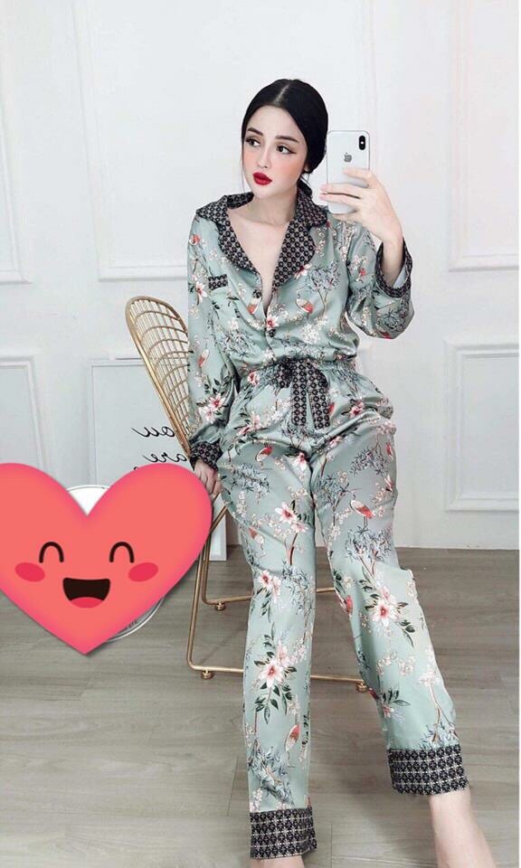 pijama lụa quảng châu