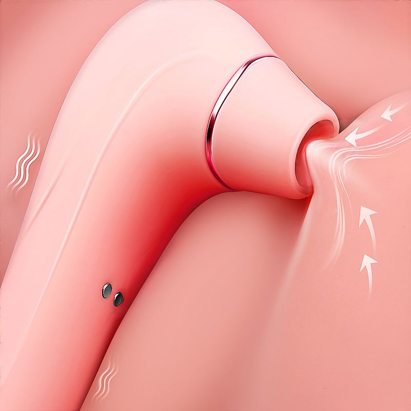 Máy rung âm đạo 2 đầu rung và hút kích thích nữ giới Electric Sucking Massager