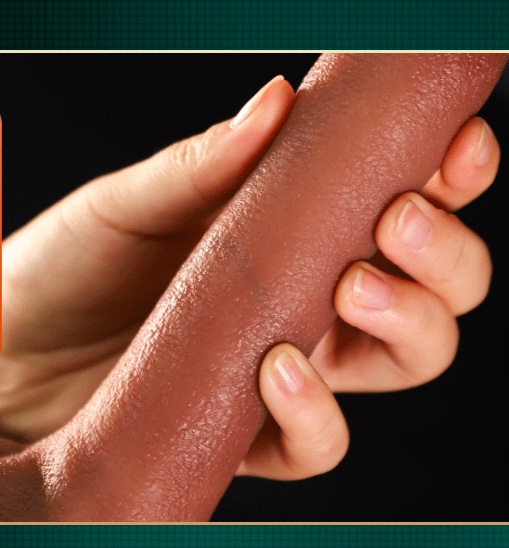 Dương vật giả điều khiển từ xa cao cấp rung thụt tỏa nhiệt bìu dài