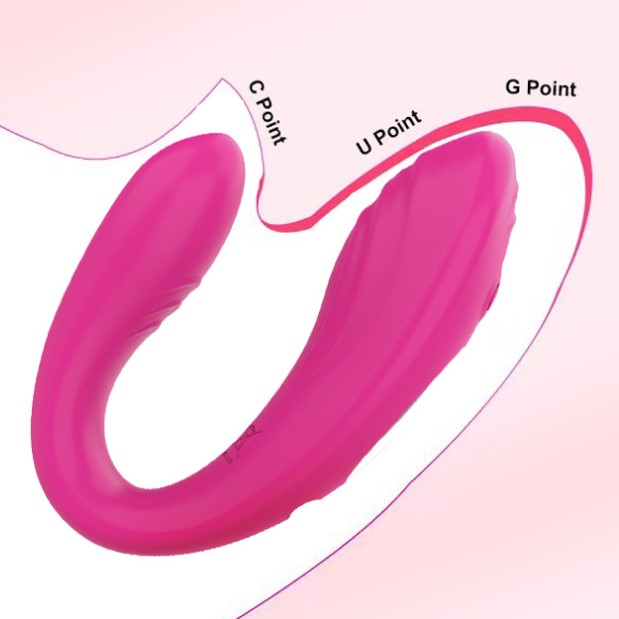 Máy rung điểm G điều khiển từ xa kích thích 2 điểm cùng lúc