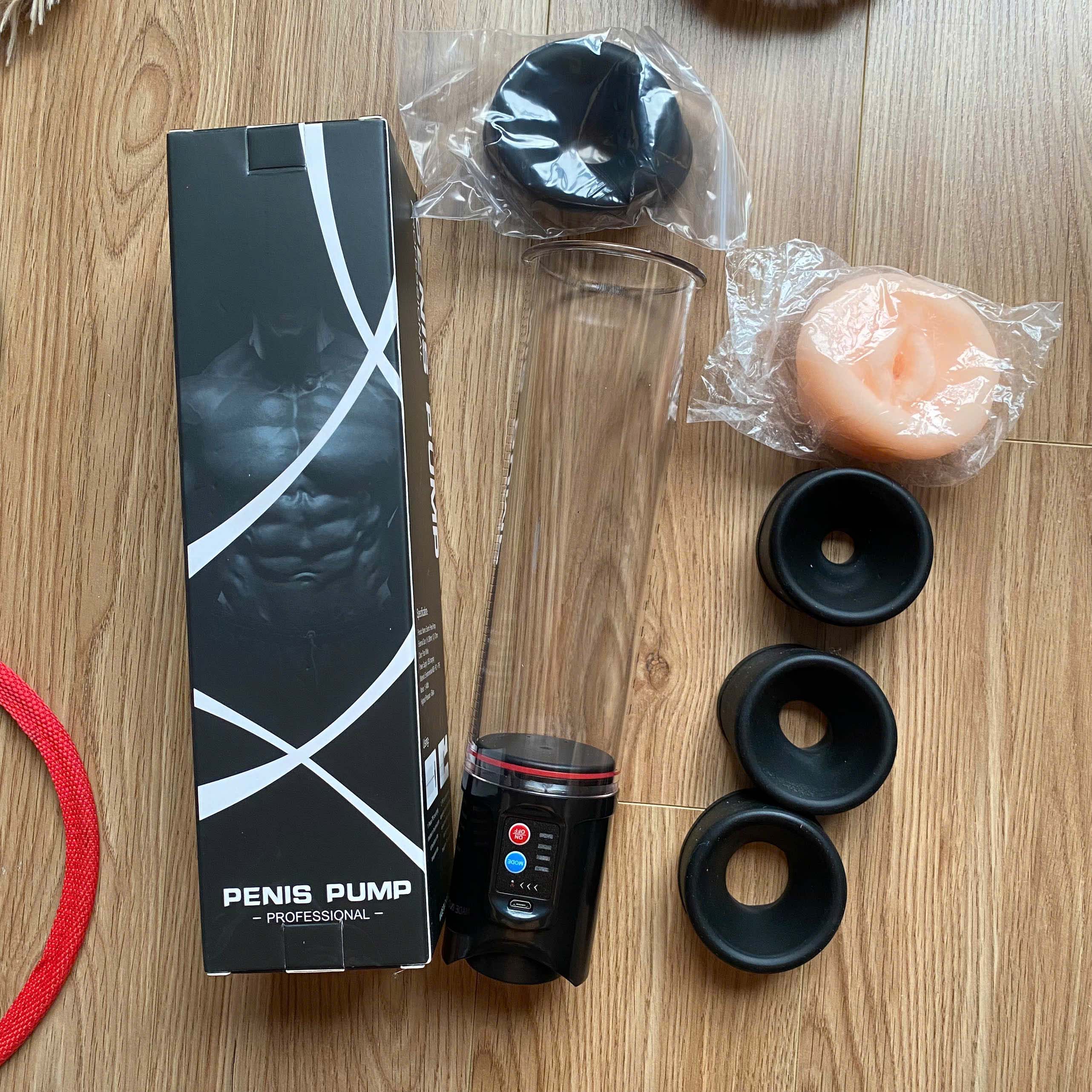 Máy tập dương vật Penis Pump tự động sạc pin tăng kích thước