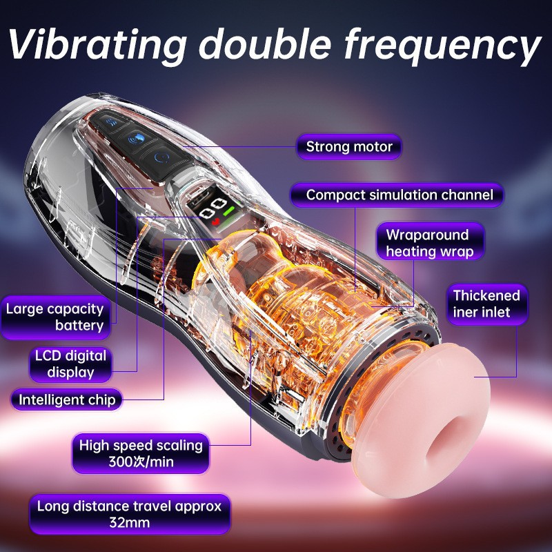Máy thủ dâm Dream Aircraft Cup rung thụt tỏa nhiệt sưởi ấm rên la