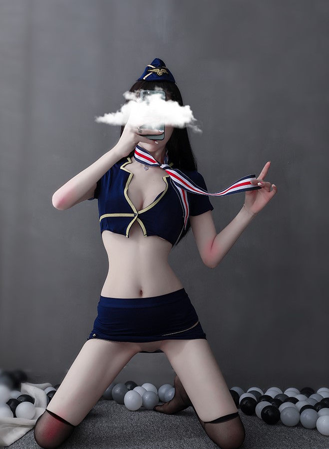 Váy ngủ Cosplay tiếp viên Police