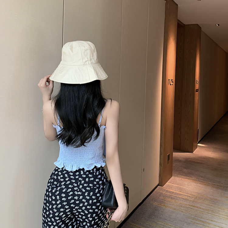 Áo Croptop thắt nơ không đính hoa