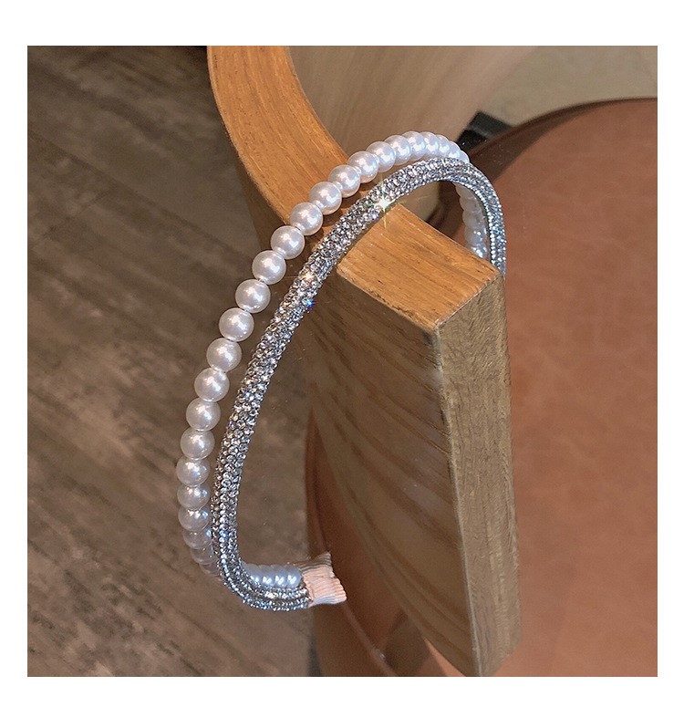 Bờm đính đá ngọc trai