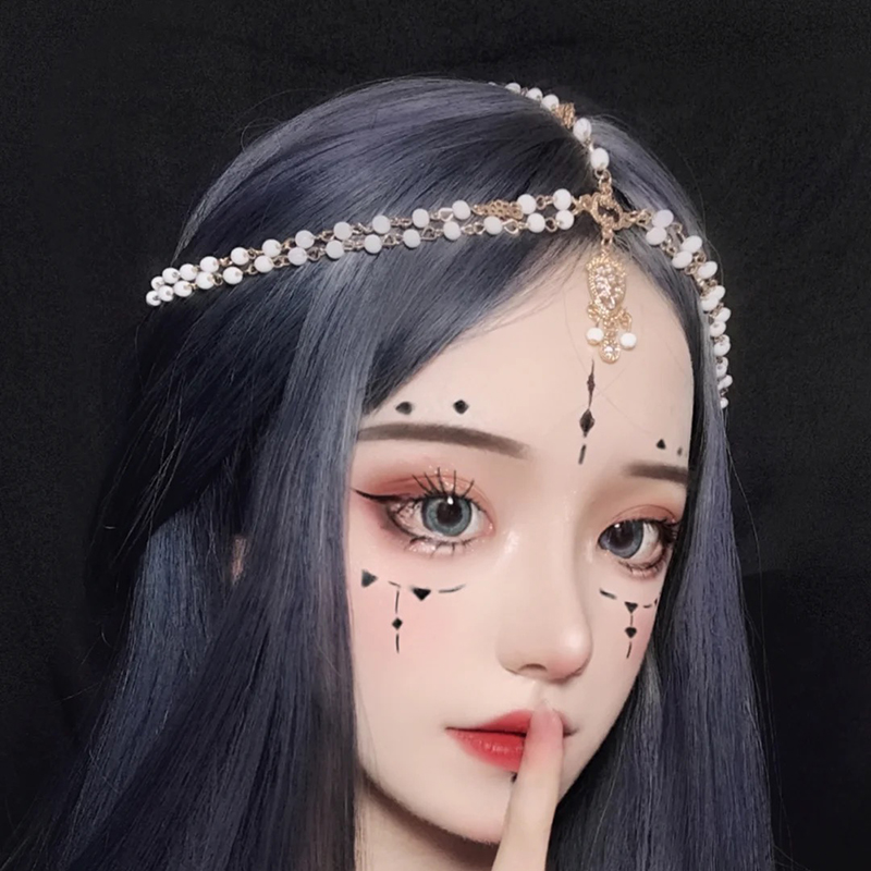 Băng đô Mông Cổ đính mặt phía trước