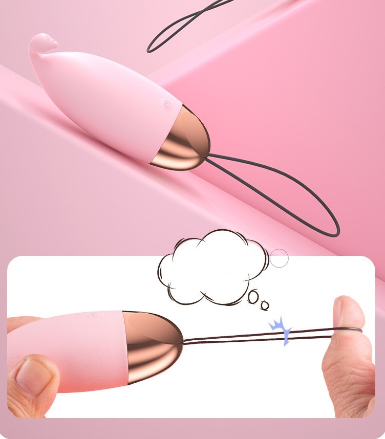 Trứng rung không dây hình móc rung chạm điểm G