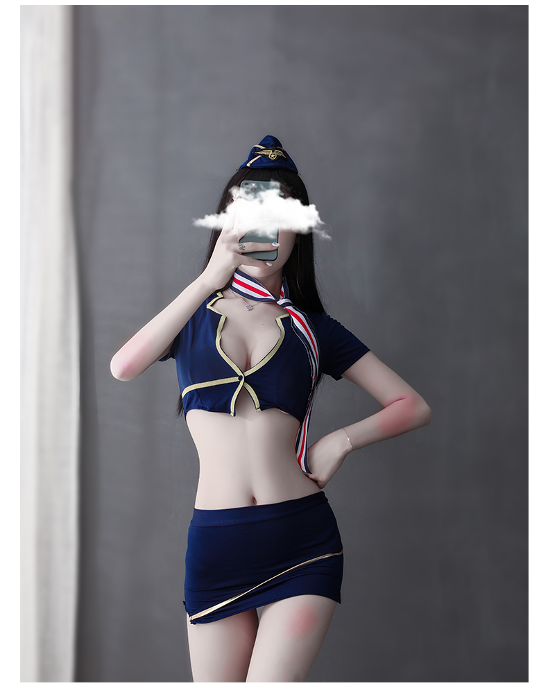 Váy ngủ Cosplay tiếp viên Police