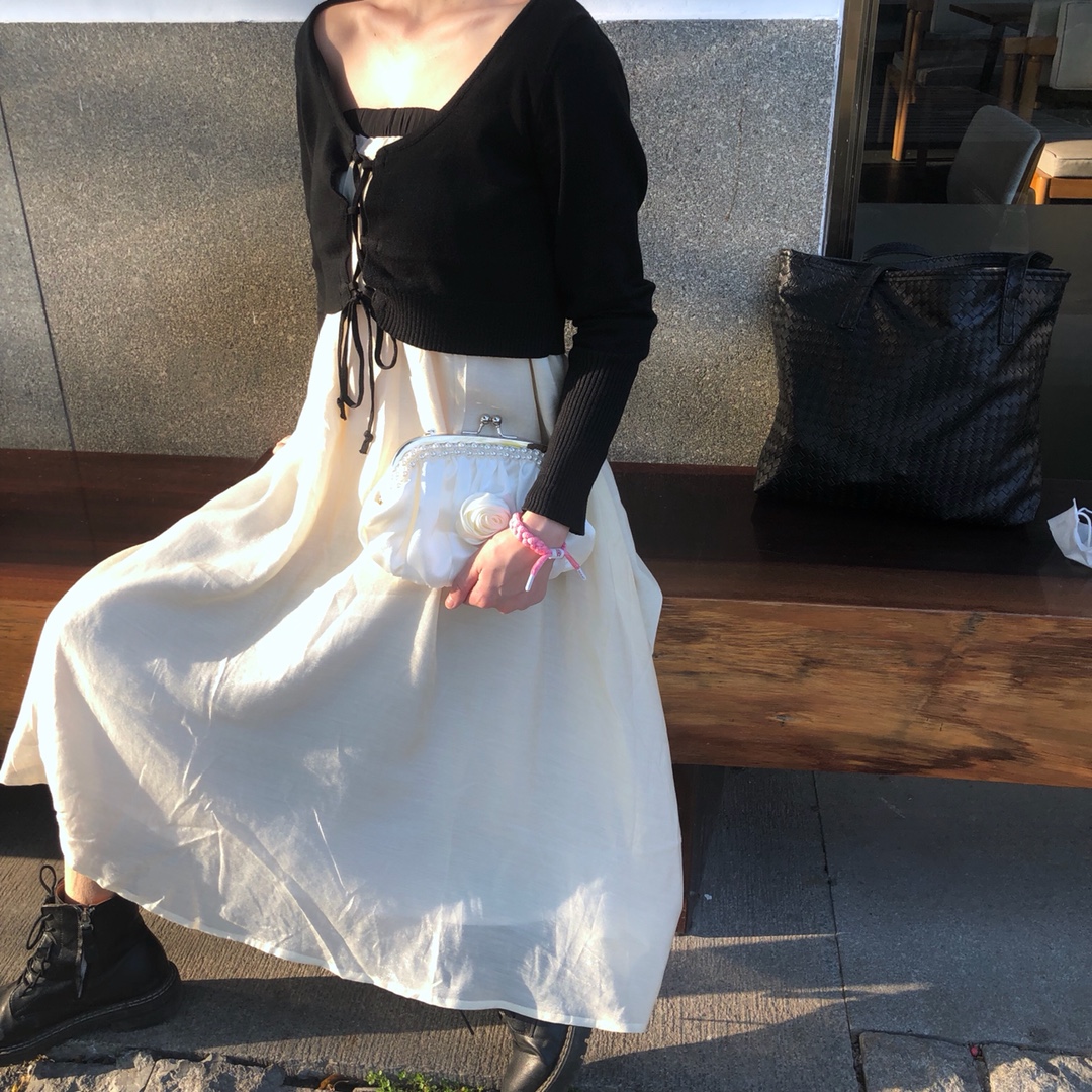 Túi xách nữ đính hoa ngọc trai dáng chữ nhật