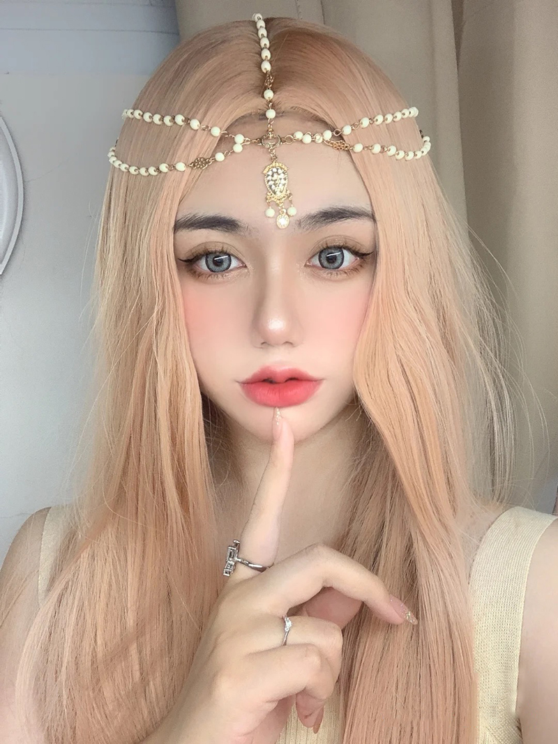 Băng đô Mông Cổ đính mặt phía trước