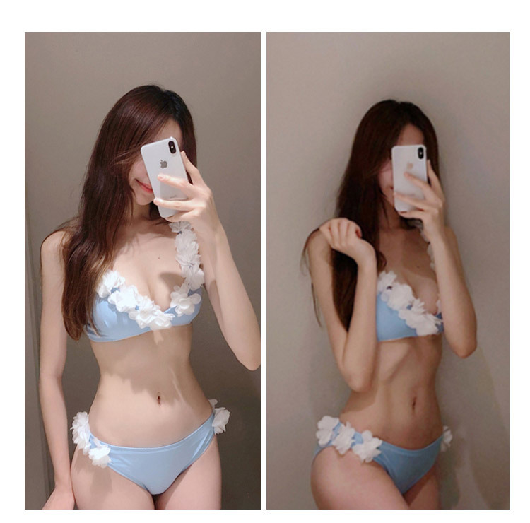 bikini 2 mảnh dây hoa