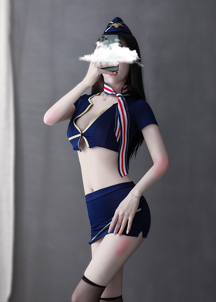 Váy ngủ Cosplay tiếp viên Police