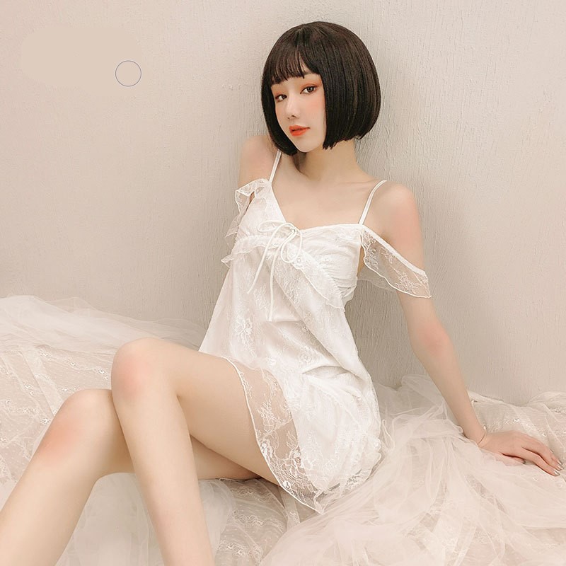 Váy ngủ voan ren 2 dây quyến rũ