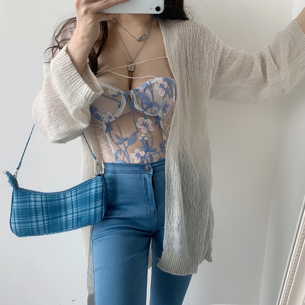 Bodysuit thêu hoa cây dừa xanh