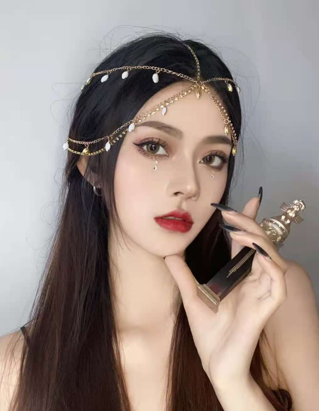 Băng đô Mông Cổ đính hạt