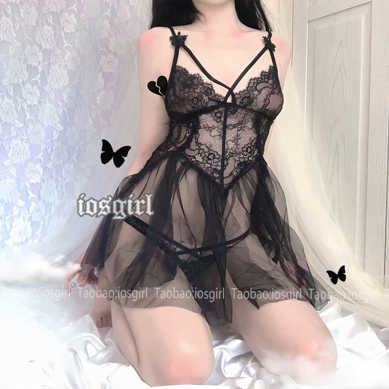 Váy ngủ 2 dây hở lưng cách tân