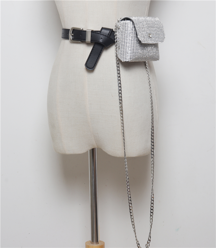 Túi xách kim cương kèm thắt lưng