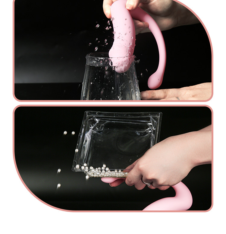 Thiết bị thủ dâm nữ 2 động cơ rung điều khiển từ xa hình dương vật