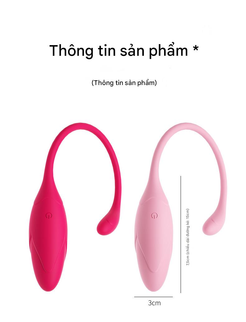 Trứng rung cá heo điều khiển từ xa dùng app Lilo