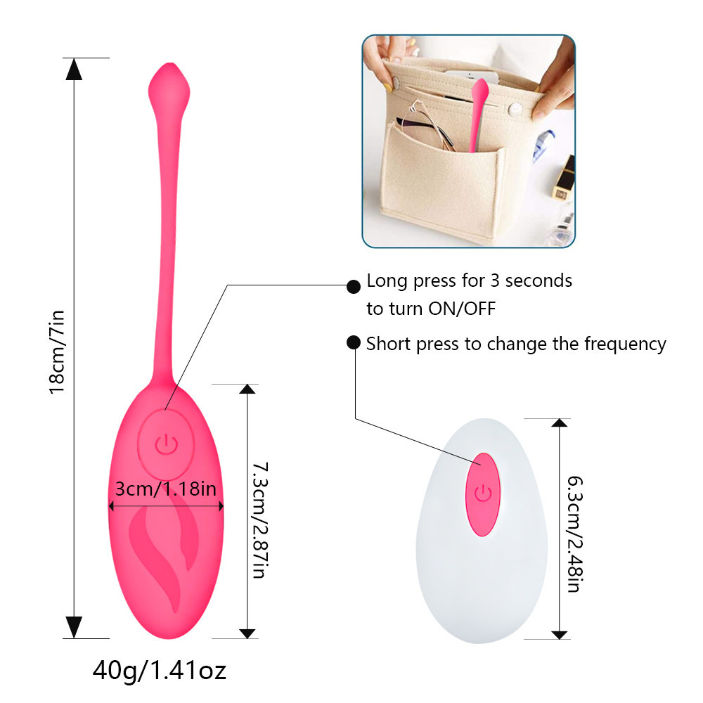 Trứng rung điều khiển từ xa nòng nọc đuôi dài rung mạnh mẽ