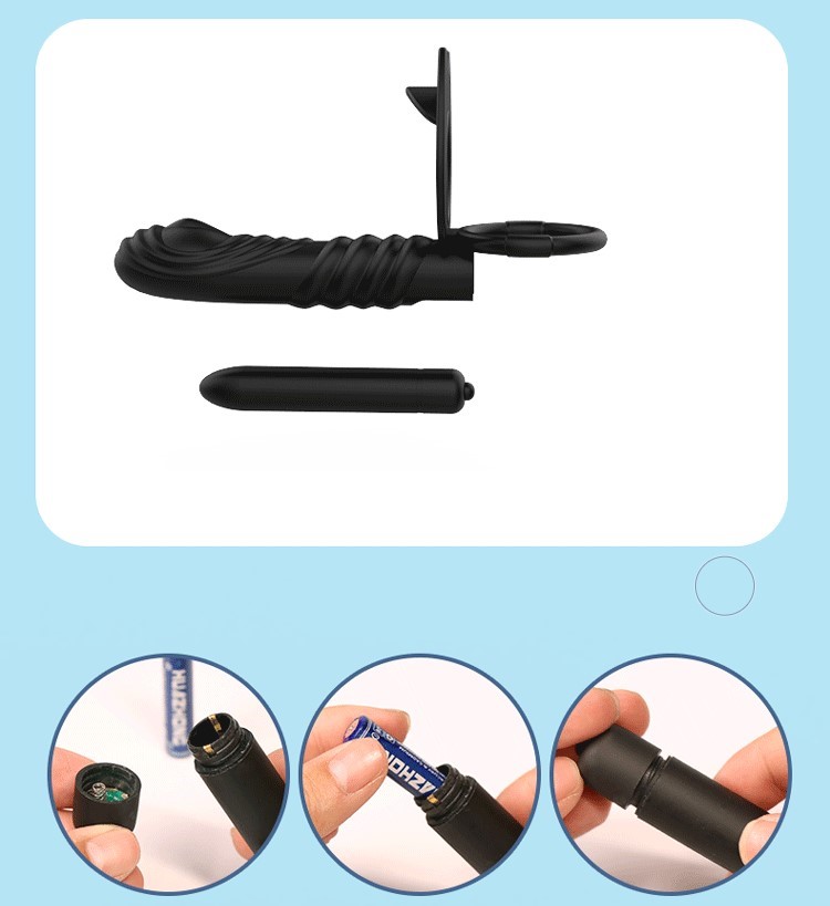 Vòng đeo dương vật chọc hậu môn khóa tinh dịch