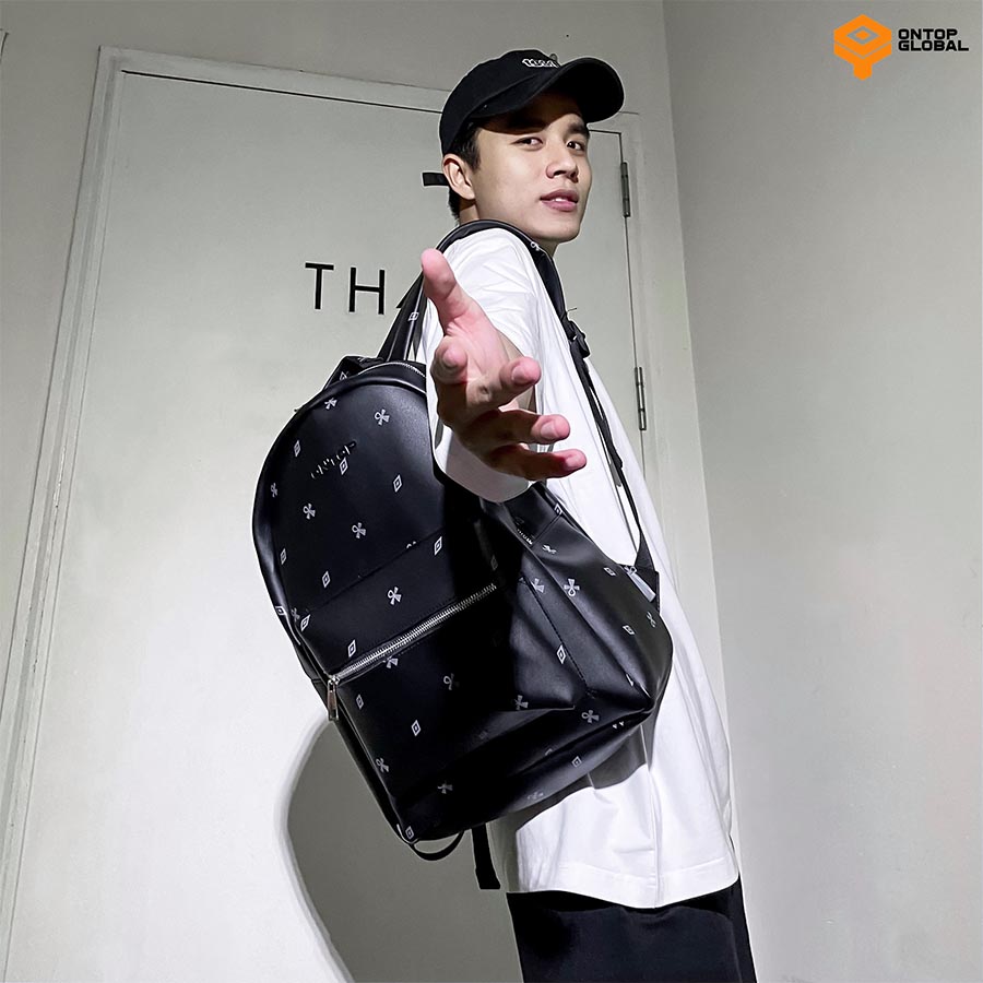 Balo đi học nam màu đen