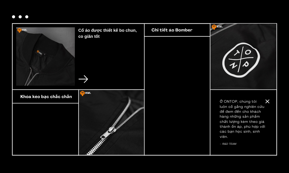 Áo bomber nam local brand ONTOP