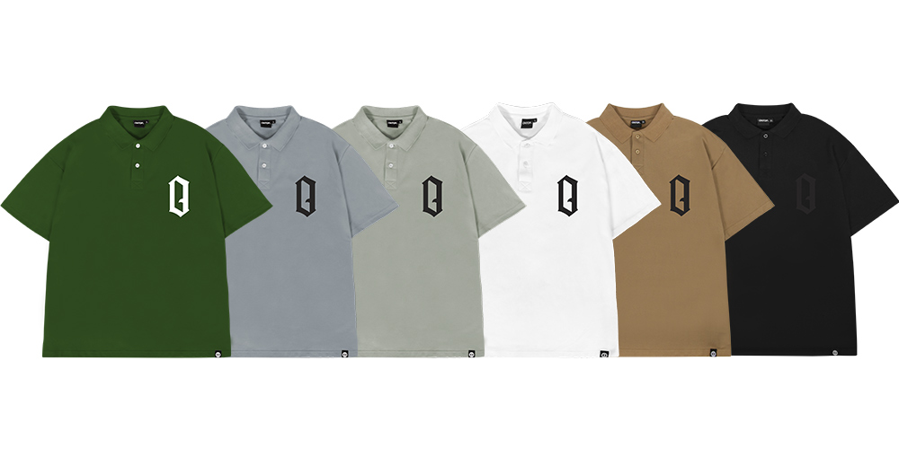 Áo polo local brand nam nữ form rộng