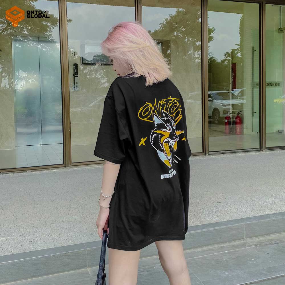 Áo thun local brand nữ màu đen