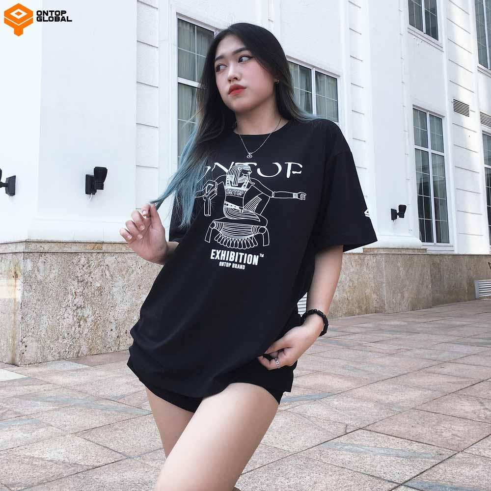 Áo thun local brand nữ màu đen