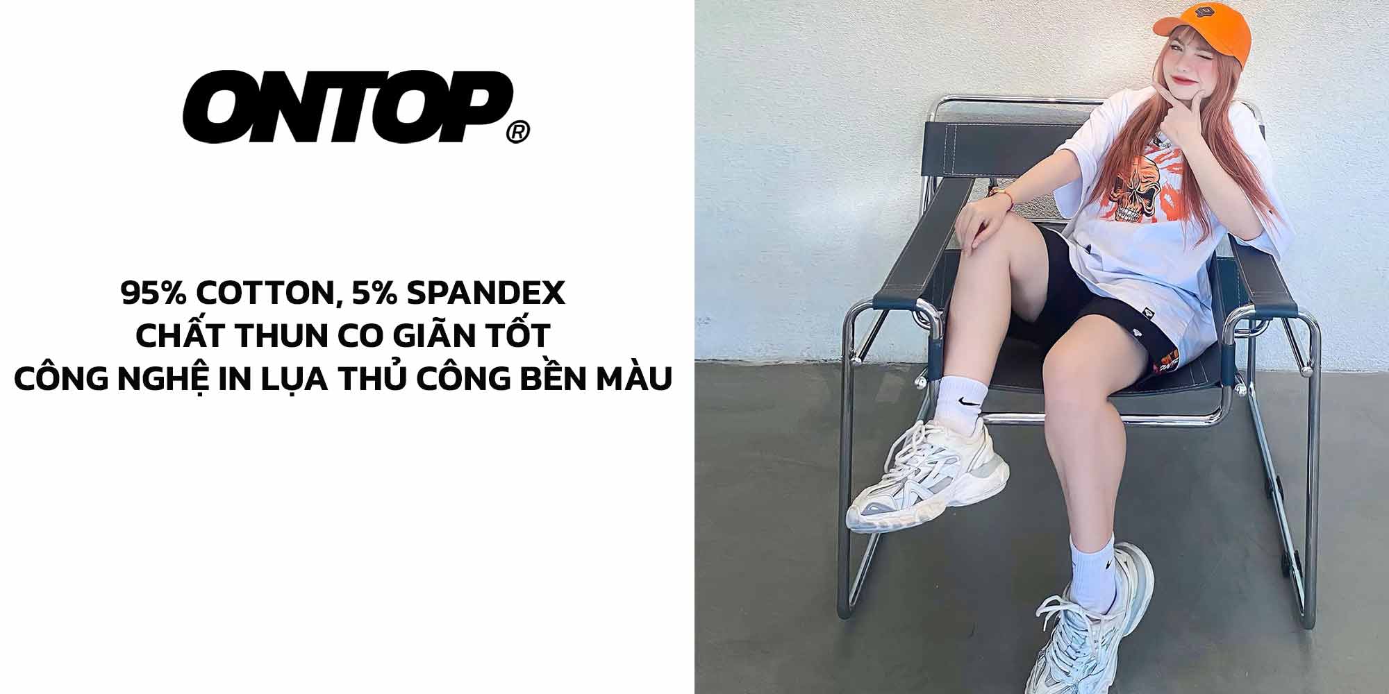 Áo thun nam nữ form rộng màu trắng