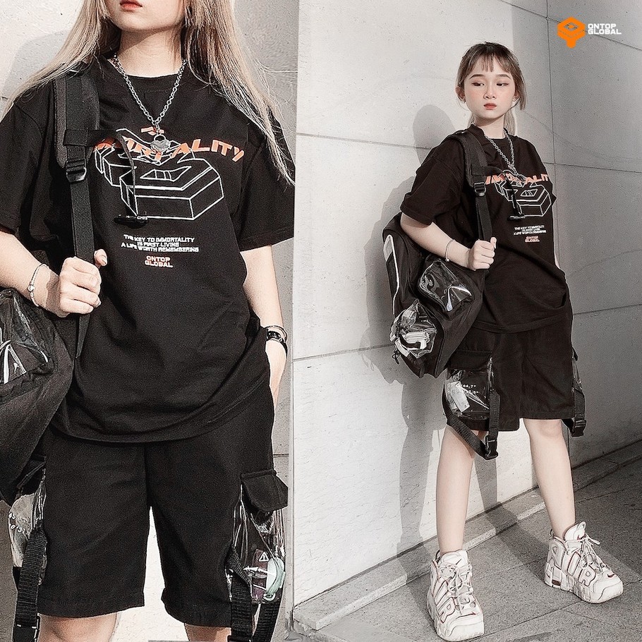 áo thun nam form rộng tay lỡ ONTOP