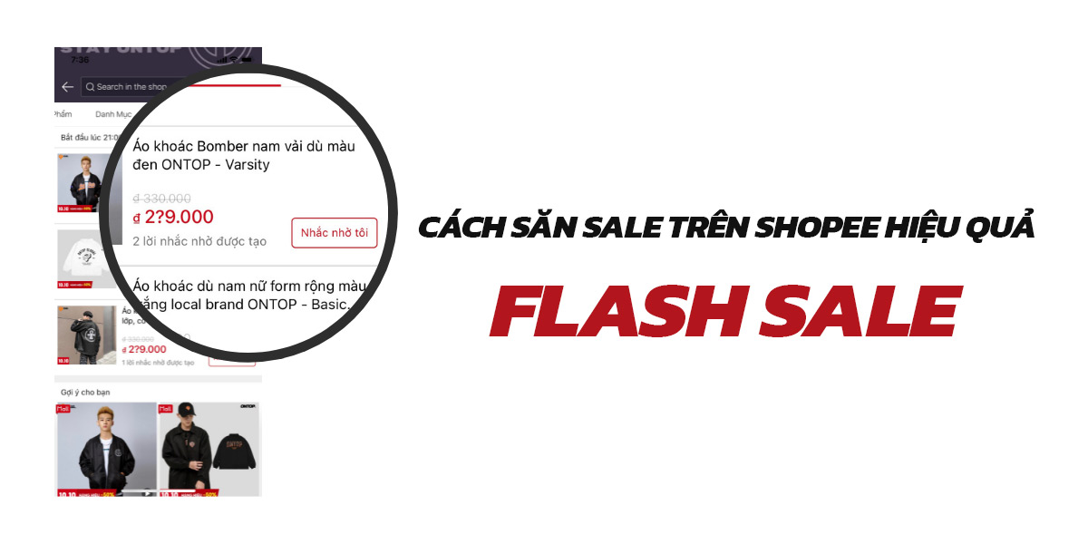 Cách săn sale trên shopee