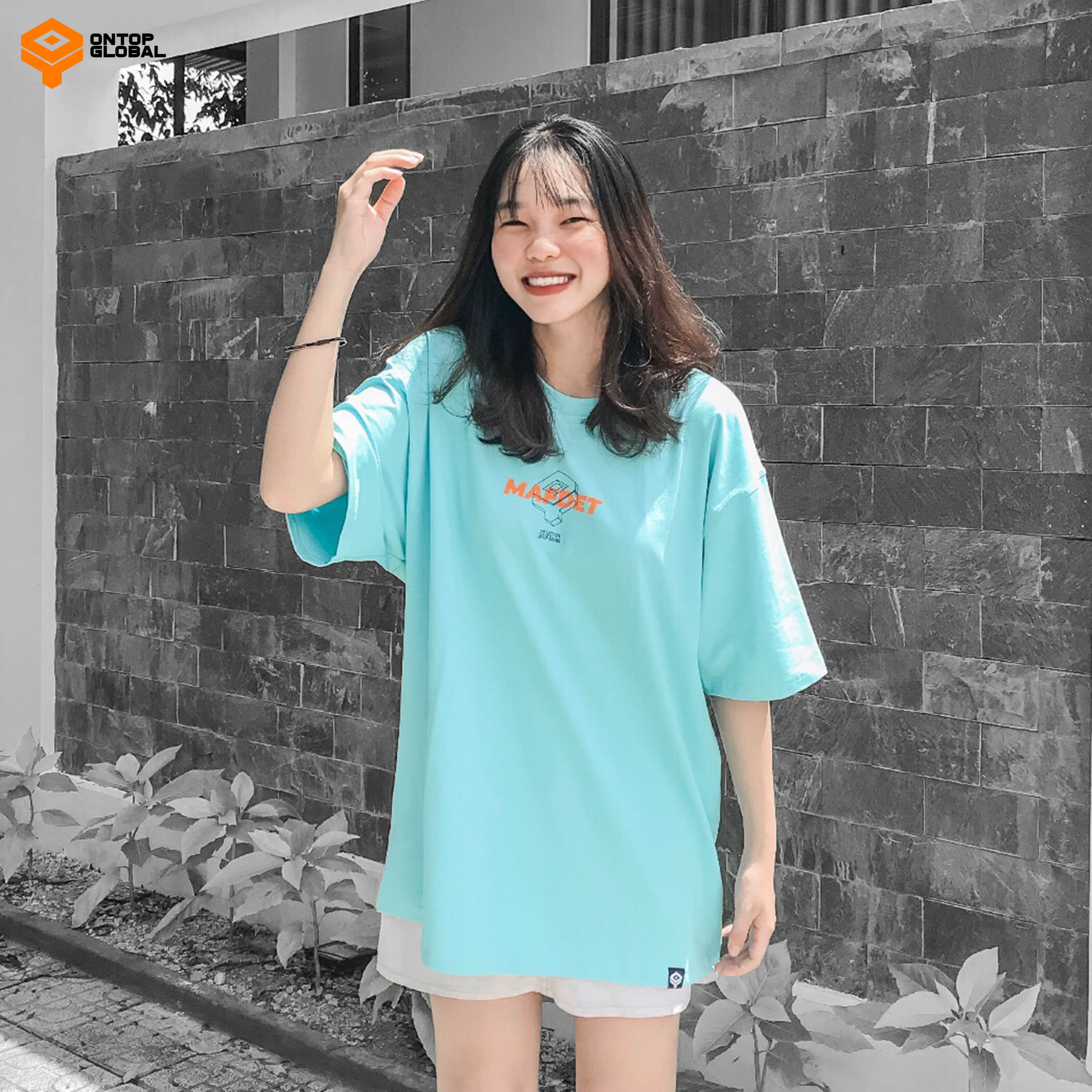 Tip phối đồ cùng áo thun form rộng