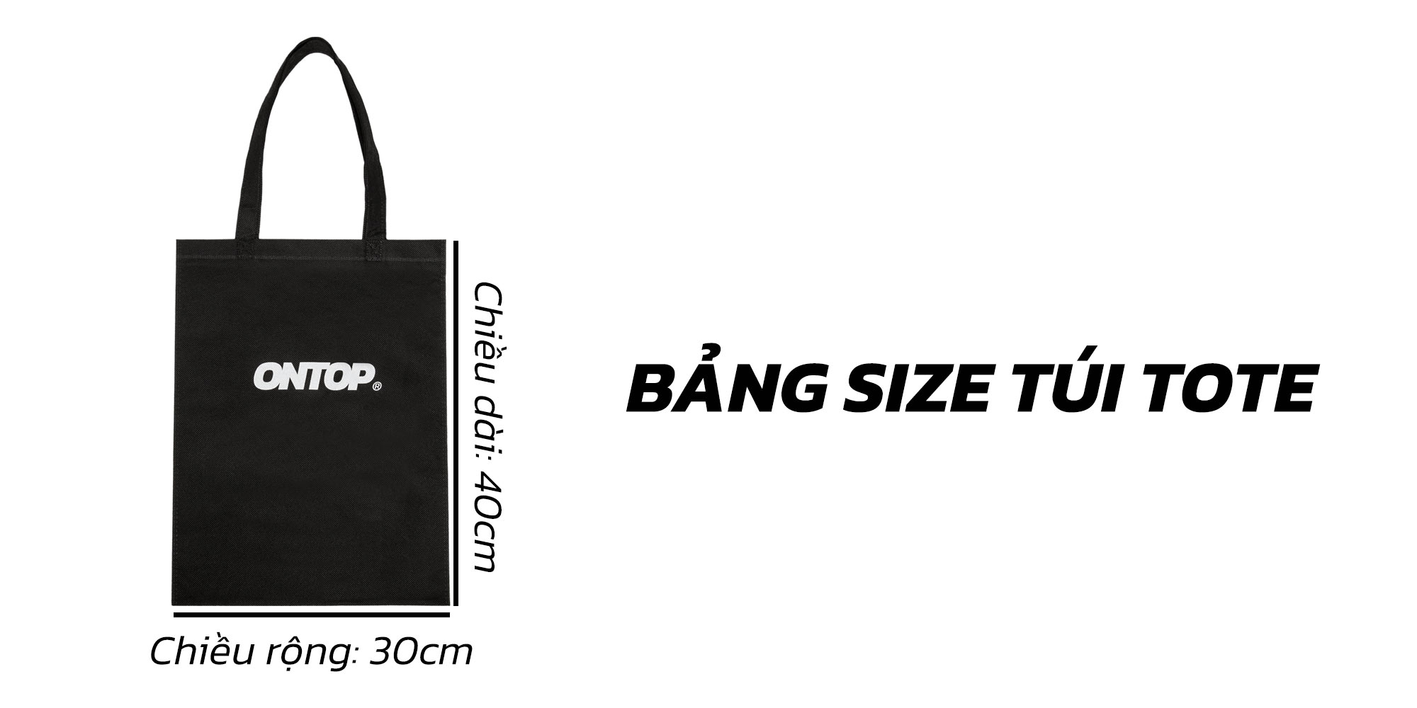 Túi tote vải đeo vai