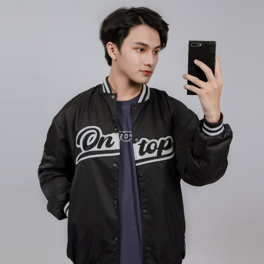 Áo varsity jacket Local brand ONTOP