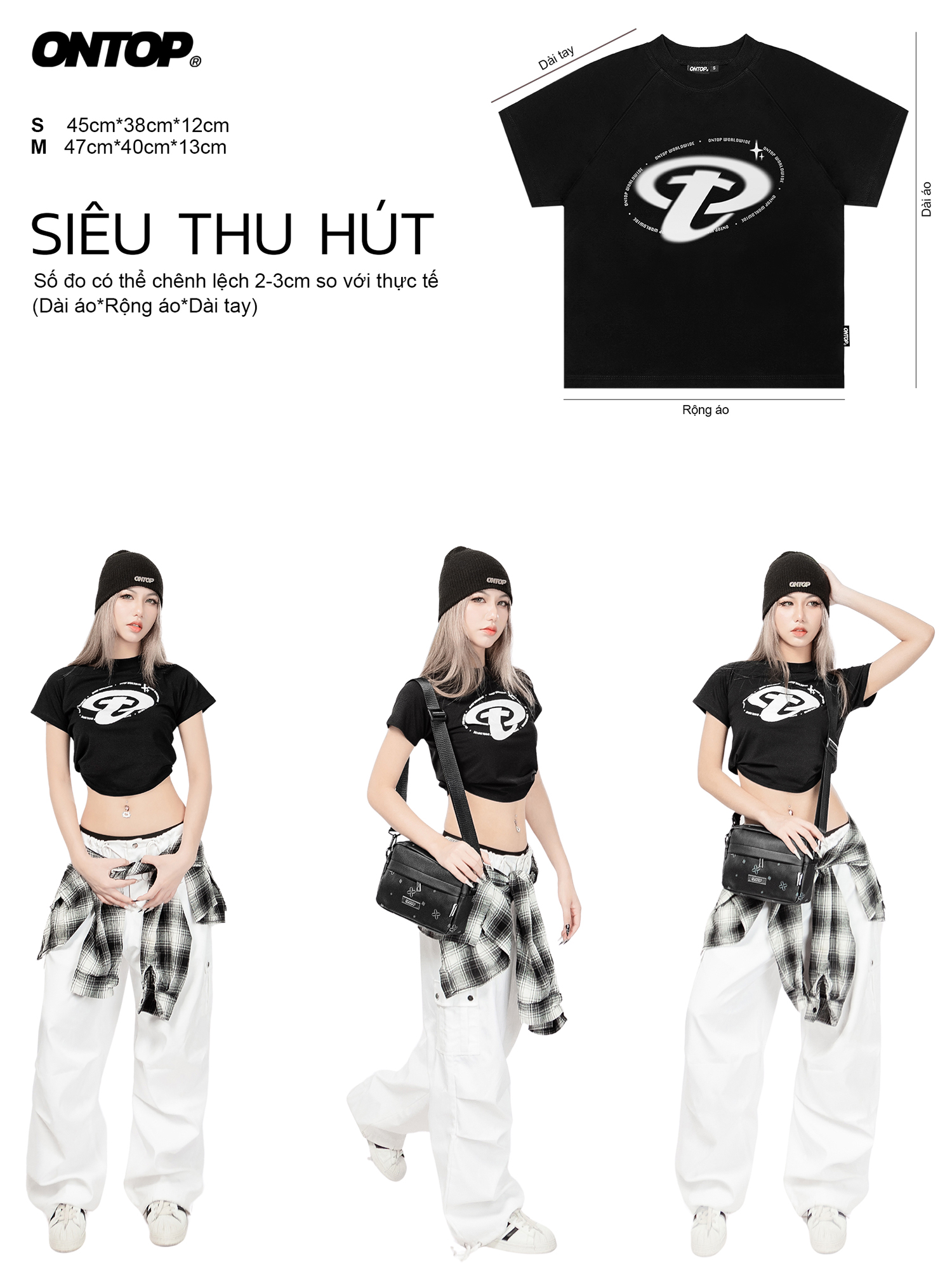 Áo baby tee in hình Y2K ONTOP