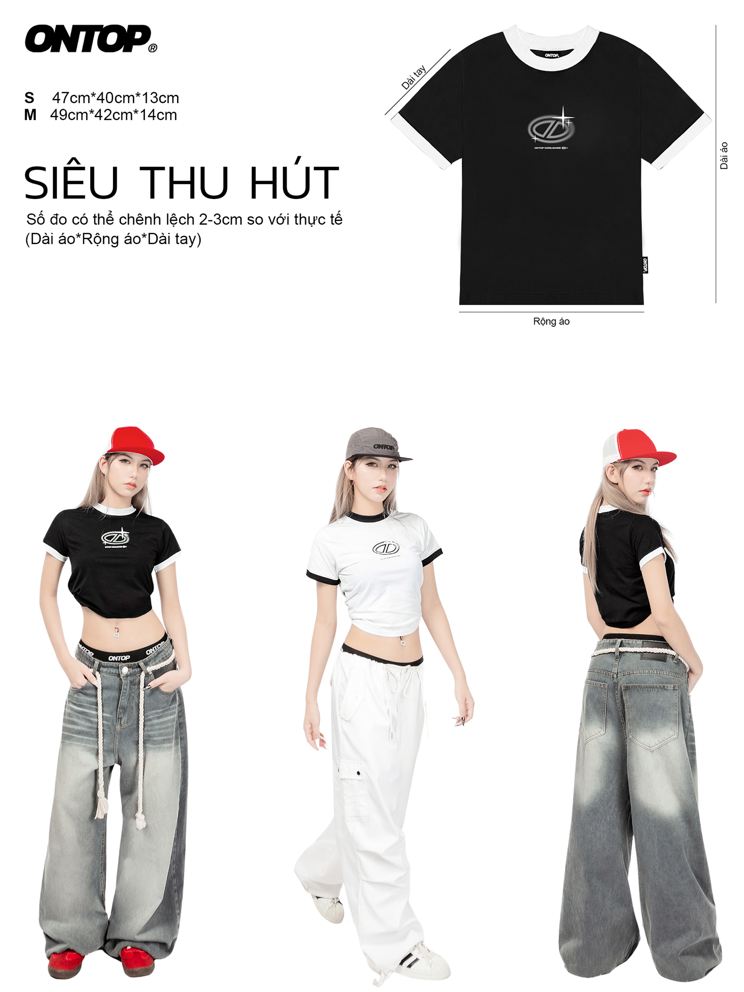 Áo baby tee local brand ONTOP