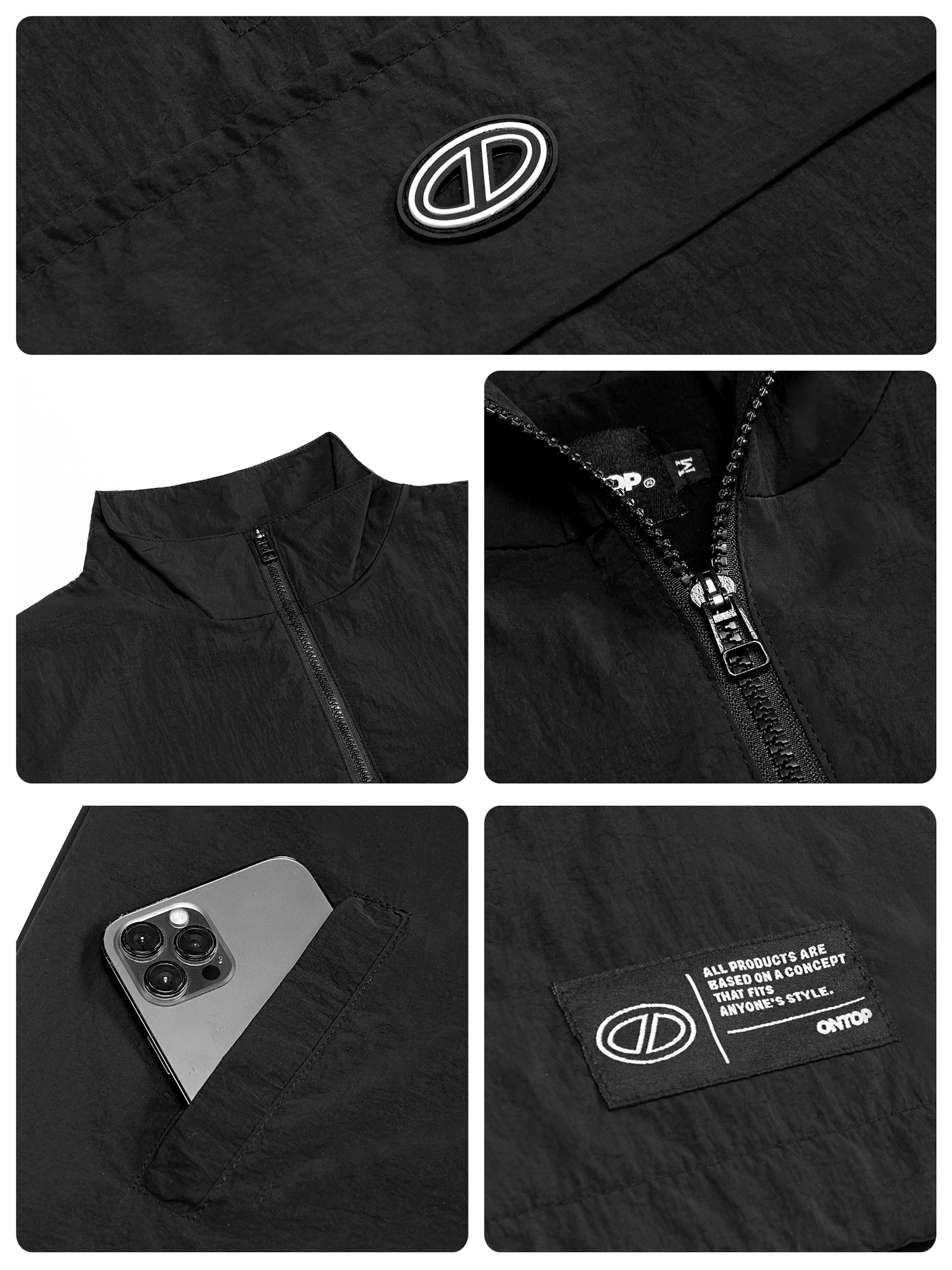 Áo gió nam tay ngắn ONTOP