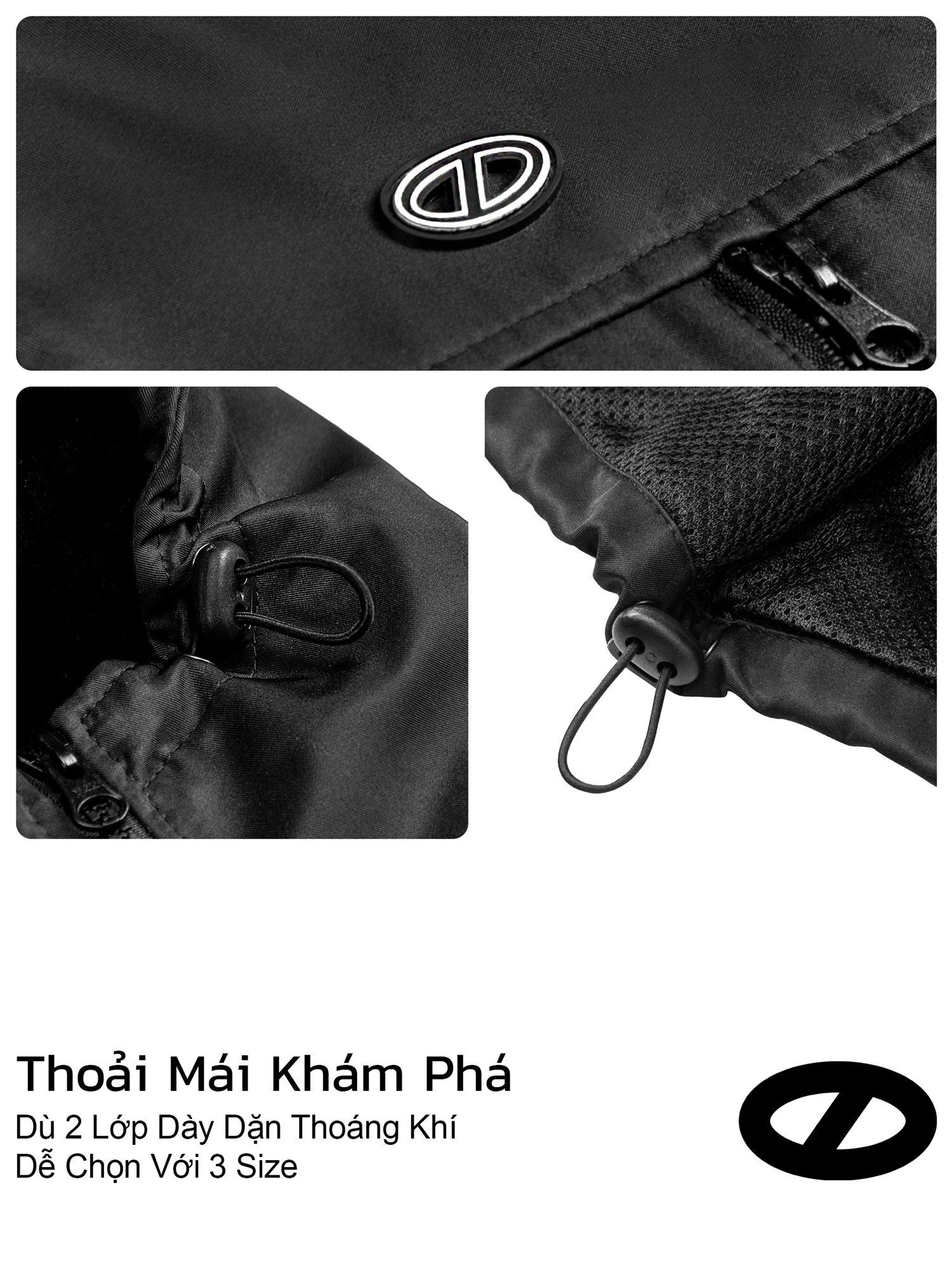 Áo khoác dù chống nắng ONTOP