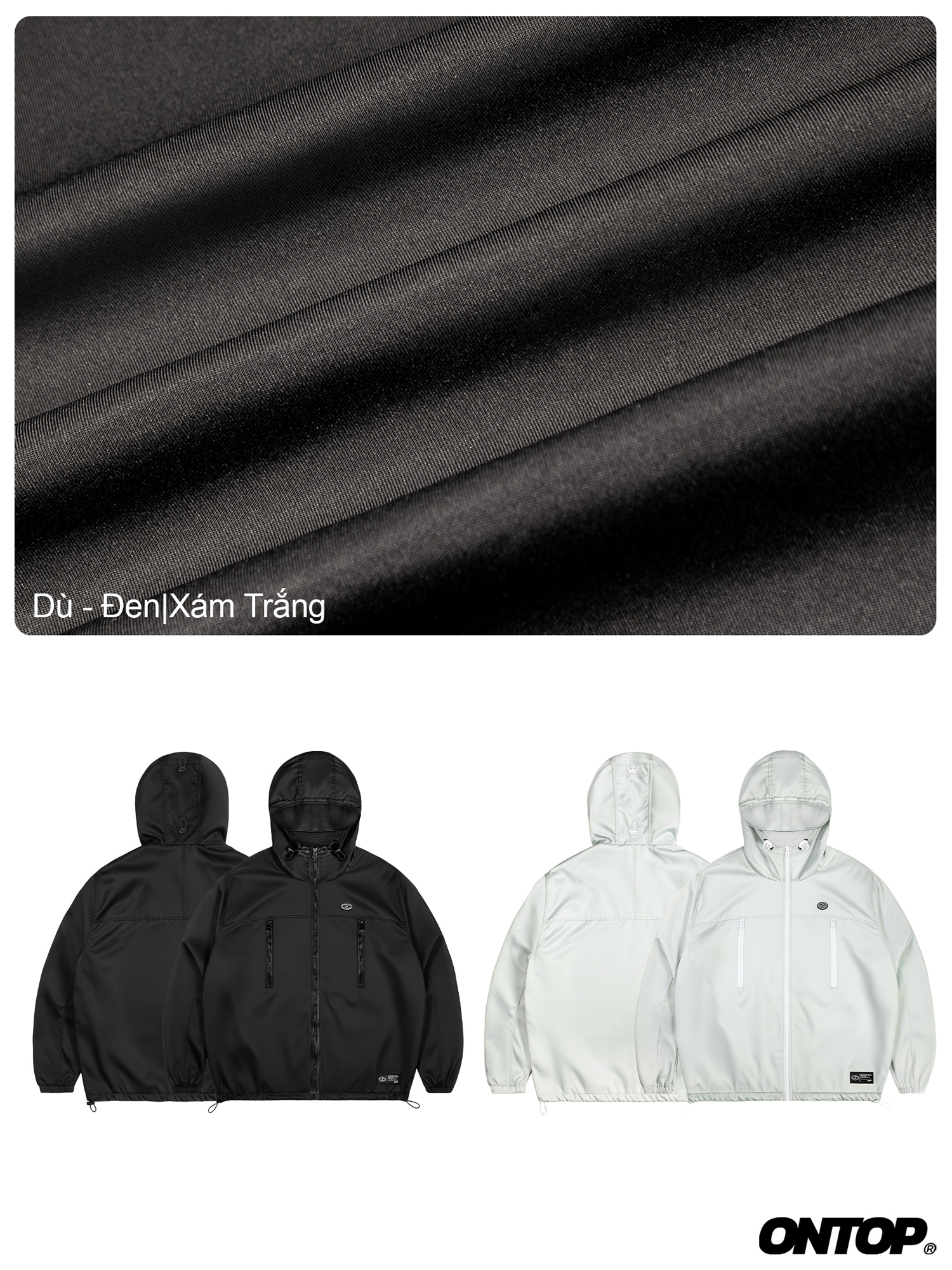 Áo khoác dù chống nắng ONTOP