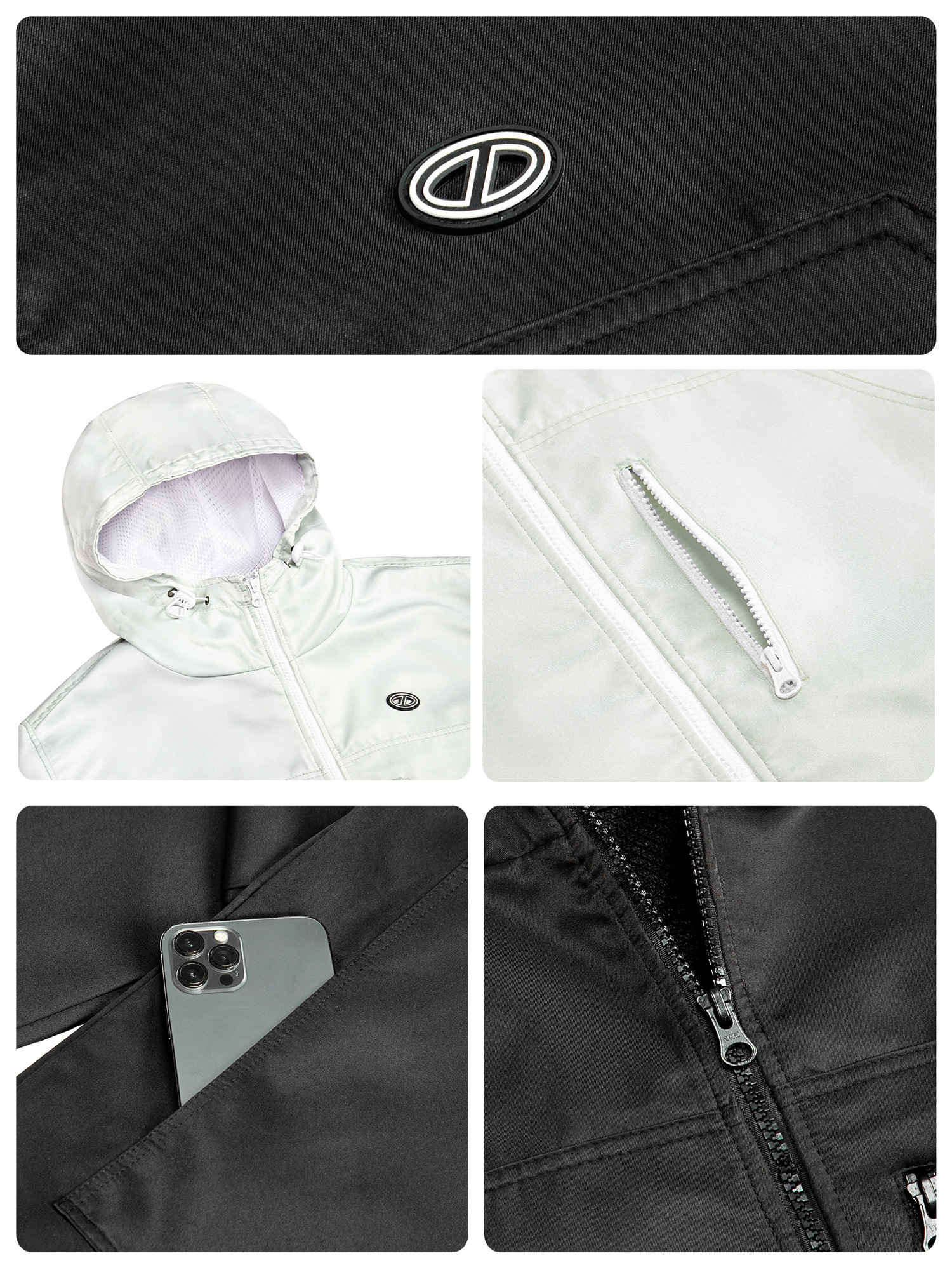 Áo khoác dù có nón ONTOP