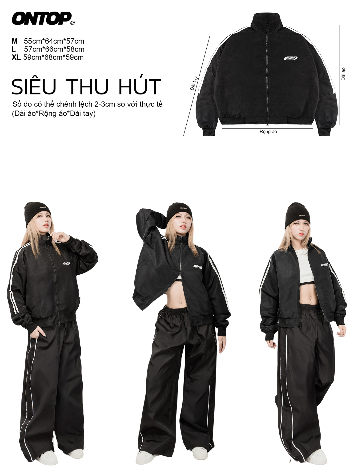 Áo khoác form boxy ONTOP