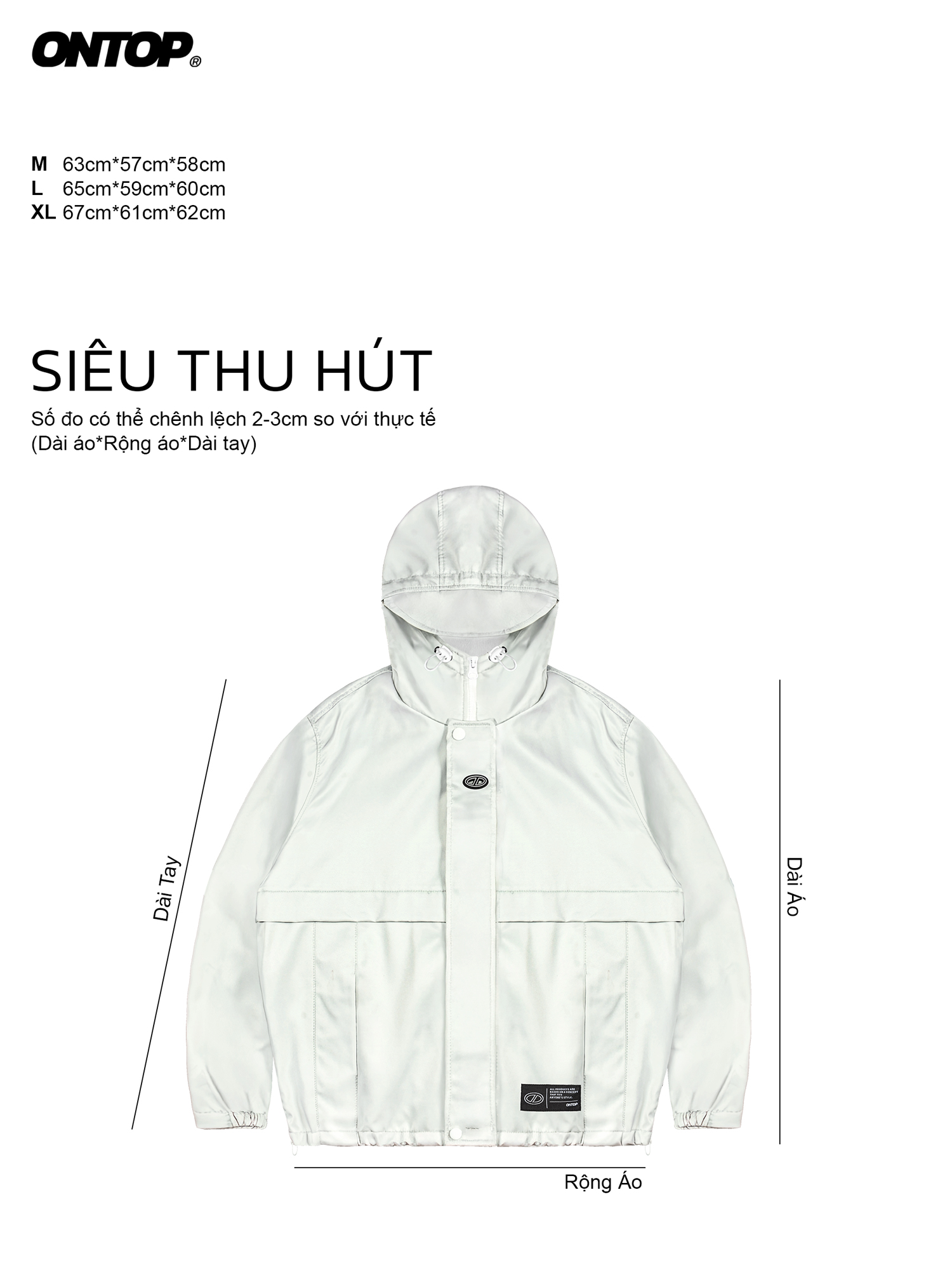 Áo khoác gió nữ ONTOP